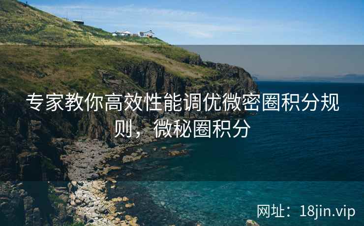 专家教你高效性能调优微密圈积分规则，微秘圈积分