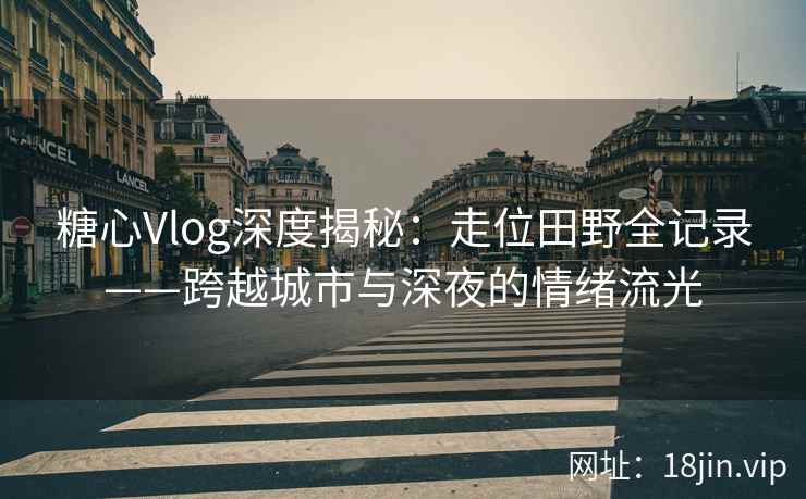 糖心Vlog深度揭秘：走位田野全记录——跨越城市与深夜的情绪流光